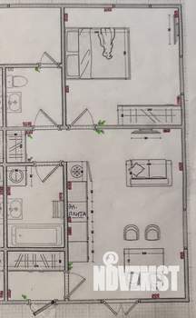 Дом 60м², 1-этажный, на длительный срок,