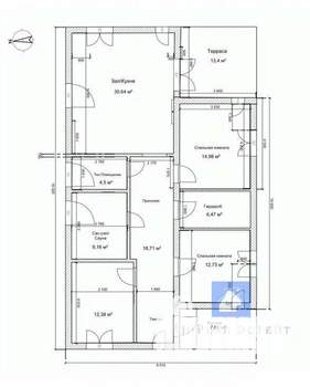 Дом 131м², 1-этажный, участок 7 сот.