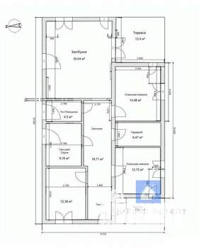 Дом 131м², 1-этажный, участок 7 сот.