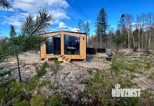 Дом 40м&sup2;, 1-этажный, посуточно, 