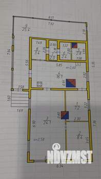 Дом 92м², 1-этажный, участок 5 сот.  