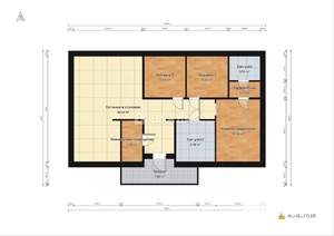 Дом 124м², 1-этажный, участок 7 сот.  