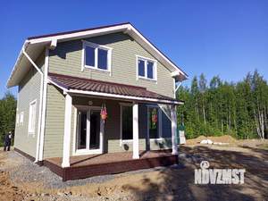 Коттедж 140м&sup2;, 2-этажный, участок 8 сот.  