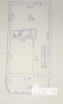 Таунхаус 124м², 2-этажный, участок 5 сот.  