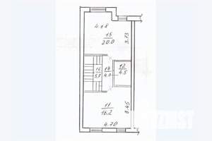 2-к квартира, посуточно, 46м2, 3/3 этаж
