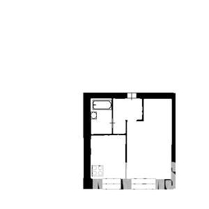 1-к квартира, на длительный срок, 36м2, 3/5 этаж