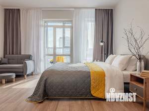 Студия квартира, посуточно, 31м2, 6/18 этаж