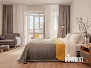 Студия квартира, посуточно, 31м2, 6/18 этаж