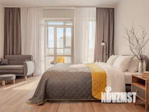 Студия квартира, посуточно, 30м2, 6/17 этаж