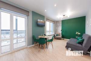 2-к квартира, посуточно, 42м2, 18/20 этаж