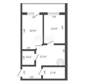 3-к квартира, вторичка, 104м2, 5/5 этаж