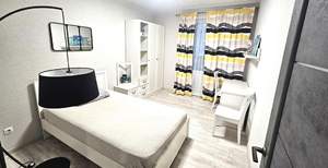 2-к квартира, вторичка, 61м2, 1/9 этаж