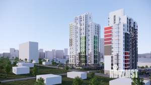 2-к квартира, строящийся дом, 39м2, 15/23 этаж