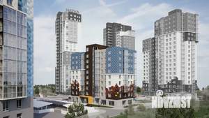 2-к квартира, строящийся дом, 46м2, 5/19 этаж