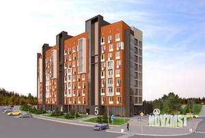 3-к квартира, строящийся дом, 71м2, 4/10 этаж