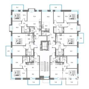 4-к квартира, вторичка, 79м2, 2/5 этаж