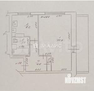 1-к квартира, вторичка, 33м2, 4/9 этаж
