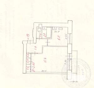 1-к квартира, вторичка, 30м2, 5/5 этаж
