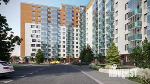 1-к квартира, строящийся дом, 36м2, 13/25 этаж