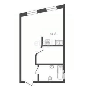 2-к квартира, вторичка, 40м2, 12/25 этаж