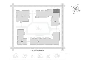 3-к квартира, вторичка, 76м2, 1/4 этаж