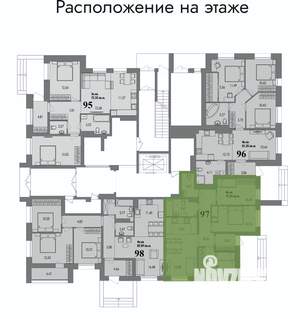 4-к квартира, вторичка, 73м2, 1/4 этаж