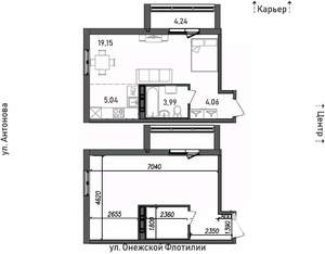 1-к квартира, вторичка, 36м2, 8/17 этаж