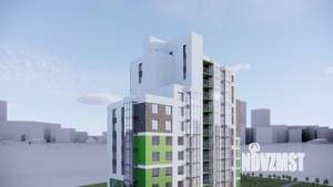 2-к квартира, строящийся дом, 37м2, 16/23 этаж