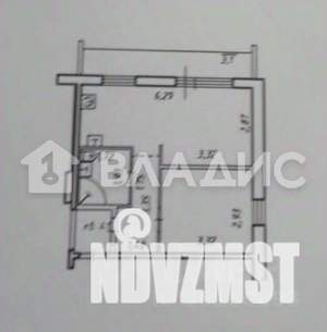 2-к квартира, вторичка, 34м2, 9/9 этаж