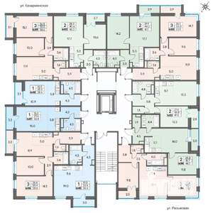 2-к квартира, вторичка, 45м2, 6/7 этаж