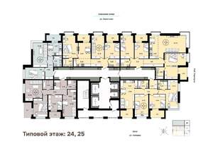 3-к квартира, вторичка, 85м2, 24/25 этаж