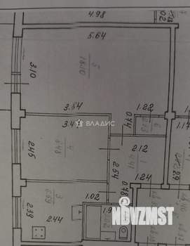 2-к квартира, вторичка, 42м2, 5/5 этаж