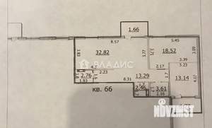 3-к квартира, вторичка, 90м2, 3/5 этаж