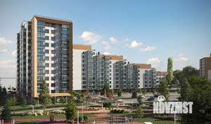 2-к квартира, строящийся дом, 42м2, 9/25 этаж