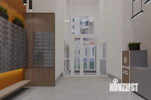 2-к квартира, строящийся дом, 47м2, 12/19 этаж