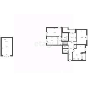 4-к квартира, вторичка, 128м2, 1/3 этаж