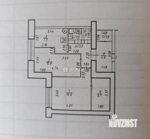2-к квартира, вторичка, 51м2, 5/5 этаж