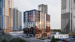 1-к квартира, строящийся дом, 33м2, 24/24 этаж