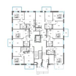 3-к квартира, вторичка, 62м2, 1/5 этаж
