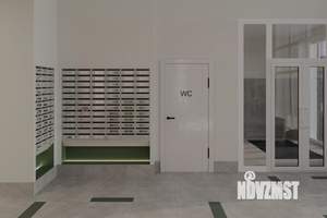 2-к квартира, строящийся дом, 41м2, 21/23 этаж
