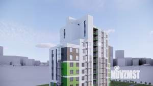 3-к квартира, строящийся дом, 56м2, 19/23 этаж