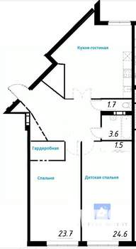 3-к квартира, вторичка, 101м2, 3/13 этаж