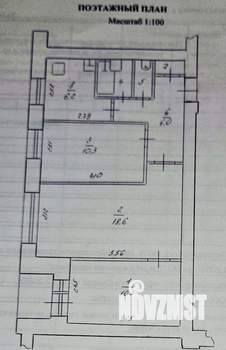 3-к квартира, вторичка, 56м2, 8/9 этаж