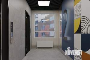2-к квартира, строящийся дом, 35м2, 9/19 этаж