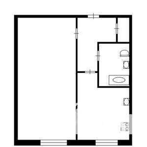 1-к квартира, вторичка, 31м2, 4/5 этаж