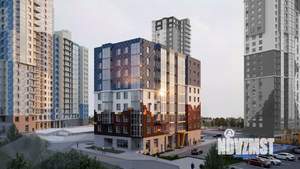 2-к квартира, строящийся дом, 39м2, 9/9 этаж