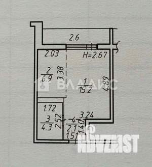 Студия квартира, вторичка, 29м2, 8/10 этаж