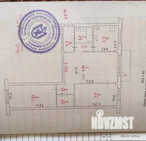 3-к квартира, вторичка, 59м2, 5/5 этаж