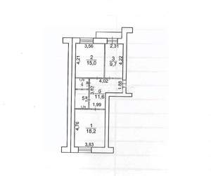 2-к квартира, вторичка, 61м2, 7/10 этаж