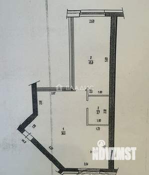 1-к квартира, вторичка, 49м2, 2/4 этаж